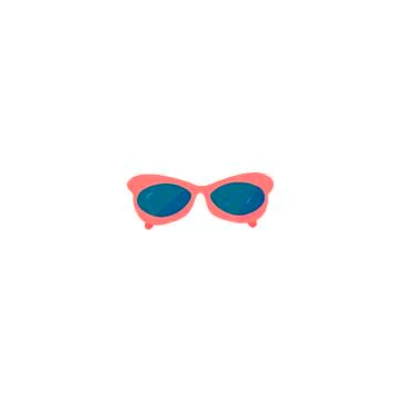 Sunglasses vector design template.Summer banner.Vector.Concept the sun Stock Illustration