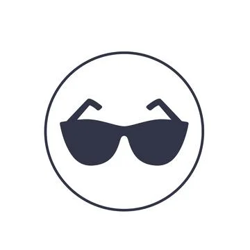 Sunglasses vector icon Stock Illustration