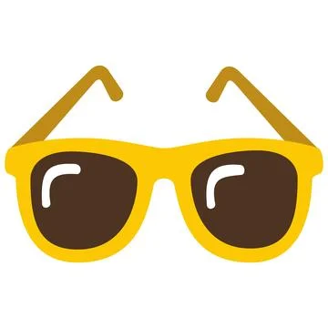 Sunglasses vector icon Stock Illustration
