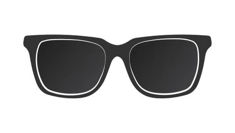 Sunglasses. Vector illustration isolated on a white background. Stock Illustration