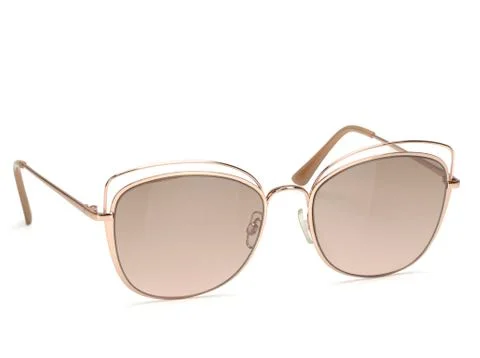 Sunglasses on white background Stock Photos