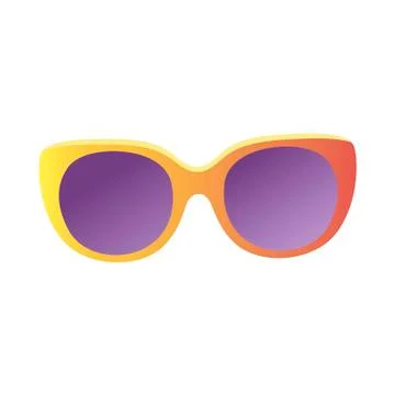 Sunglasses on white background. Vector illustration. EPS 10. Stock Illustration