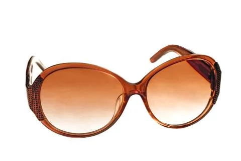 Sunglasses on a white Stock Photos
