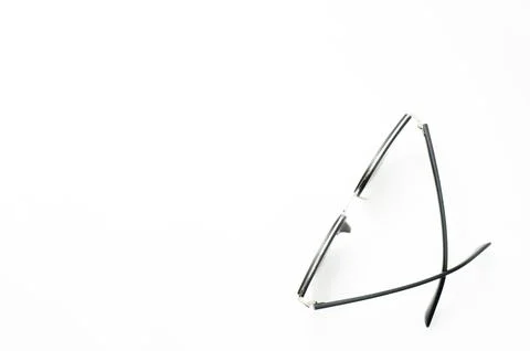 Sunglassess on white background and isolate retro style groud Stock Photos