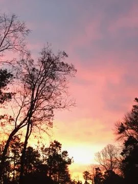 SunGlow sky Stock Photos