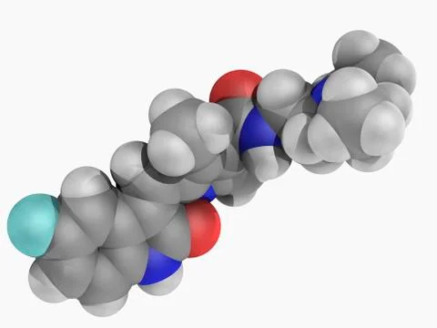 Sunitinib molecule Stock-Illustration