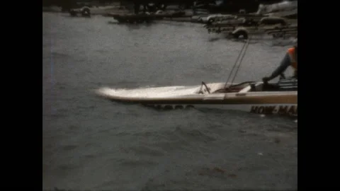 Sunk on Shore 1966 Stock Footage 148710624
