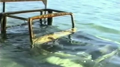 Sunken car Stock Footage 246271691