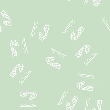 Sunken container ship line vector seamless pattern Illustrazione stock