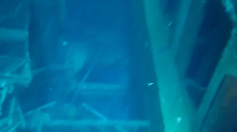 The sunken ship wrecks things Video stock 37041382