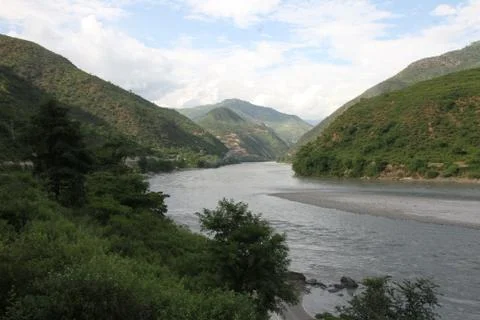SUNKOSHI RIVER Stock Photos