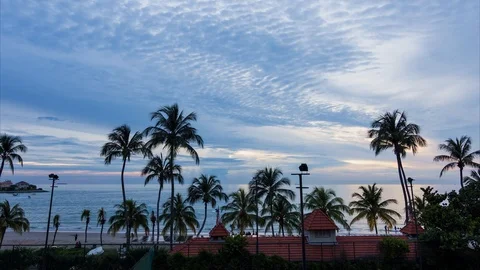 Sunless Sunset Time Lapse in 4K Stock Footage 118679289