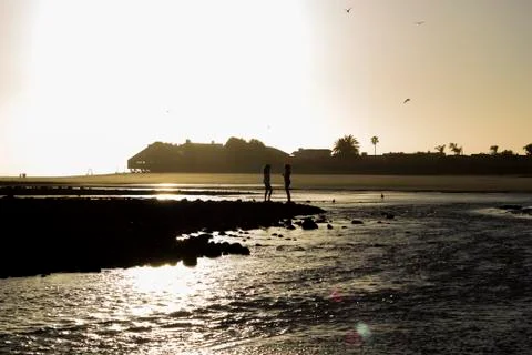 Sunlight Beach Stock Photos