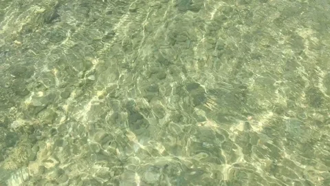 Sunlight beam on sea surface Video stock 100718498