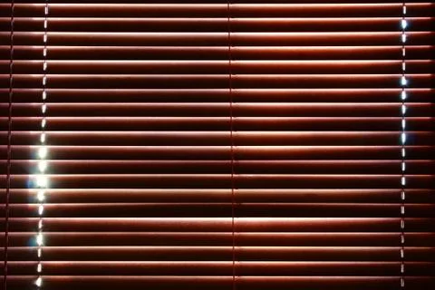 Sunlight behind vertical blinds Stock Photos