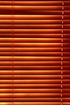 Sunlight behind vertical blinds Stock Photos