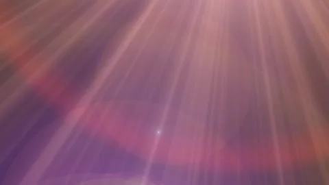 Sunlight bursts through haze in soft pink and purple hues Vidéo 340414434