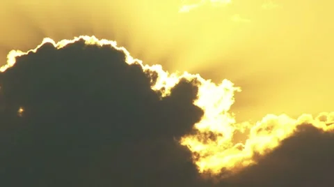 Sunlight in Clouds Stockbeeldmateriaal 7904135