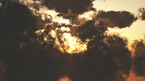 Sunlight in the Clouds Stock Footage 33340368