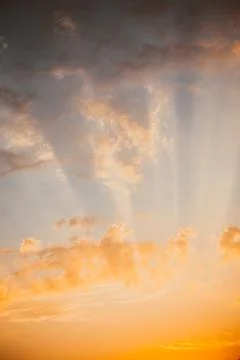 Sunlight in the clouds Stock Photos