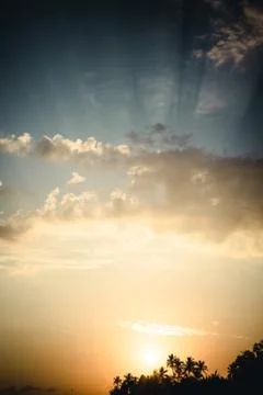 Sunlight in the clouds Stock Photos