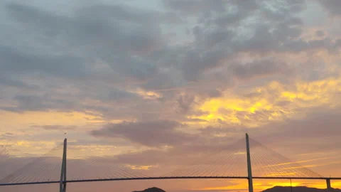 Sunlight from the clouds_sunset by the sea_no sound Stock Footage 137161023