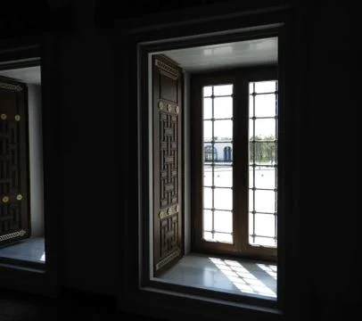 A Sunlight come through a mosque Window 写真素材