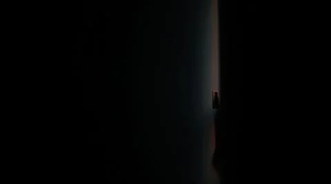 Sunlight in a dark room Stock Photos