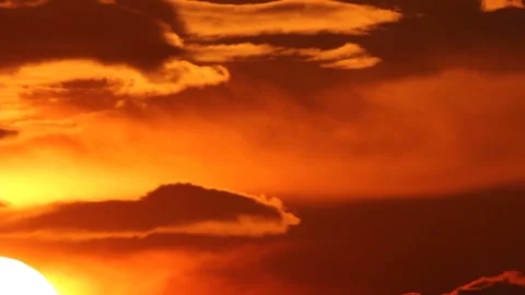 Sunlight distortion in sunrise Stock Footage 113521136