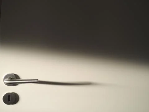 Sunlight on door Stock Photos