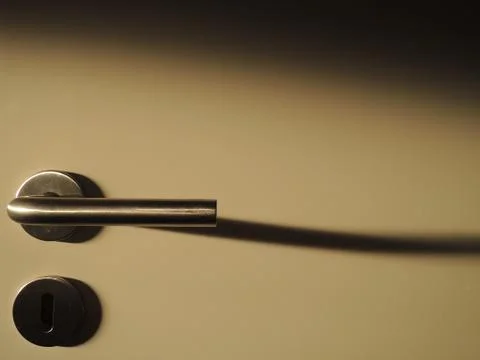 Sunlight on door Stock Photos