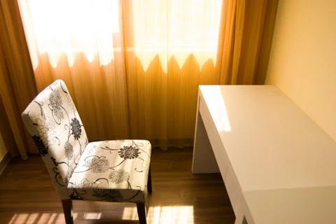 Sunlight in empty room 写真素材