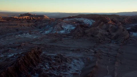 Sunlight falling gradually on the sand mountains Stock Footage 79786231