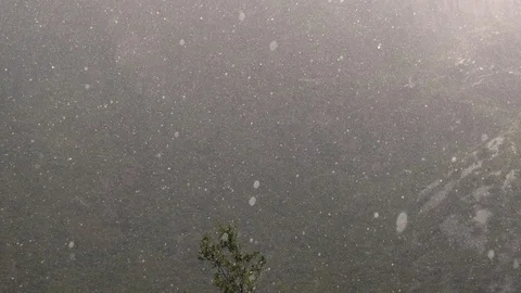 Sunlight falls on raindrops. rain in the mountains. trip to the mountains Stock-Footage 105362470