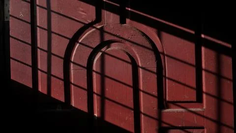 Sunlight Filtering Through Ventilation Gap Stock Photos