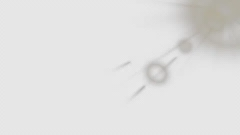 Sunlight flare motion effect on black background for Screen blend mode or alpha Video stock 249522165