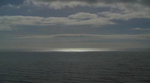 Sunlight on the Horizon at Sea 2 Video stock 47762126