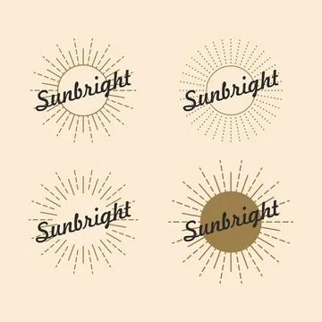 Sunlight icon vector Stock-Illustration