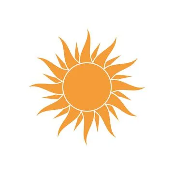 Sunlight icon vector Stock Illustration