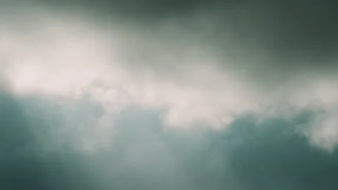 Sunlight making way through moving clouds Stock Footage 130261886