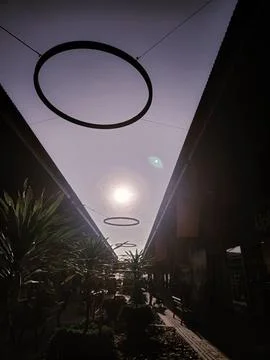 Sunlight in a Modern Mall Stock Photos