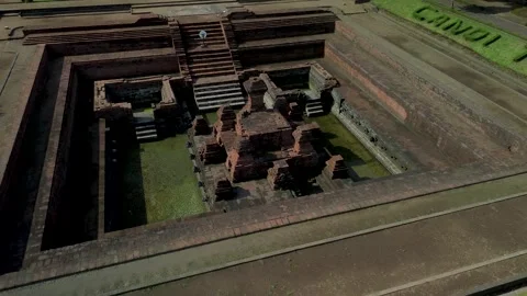 Sunlight Over Candi Tikus Majapahit Ruins June 24 2026 Stock Footage 337774762