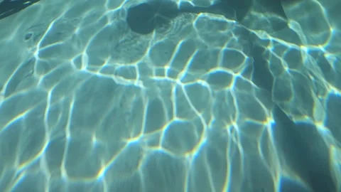 Sunlight Patterns on Clear Blue Water Surface Background Vídeos de archivo 331297286