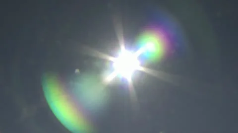 Sunlight With Rainbow Effects 스톡 동영상 19140134