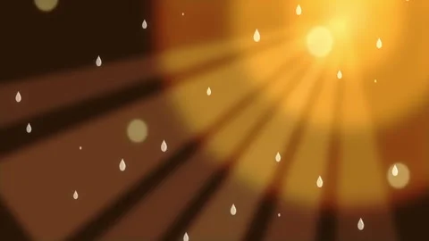 Sunlight rays and bokeh dust animation loop Stock Footage 347956831