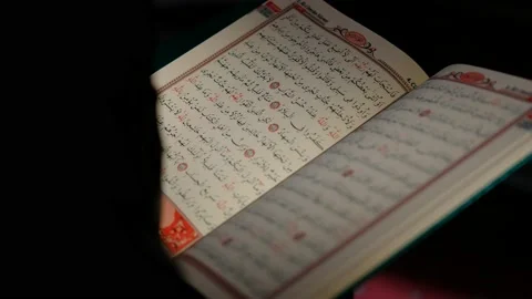 Sunlight read muslim book Stock Footage 150673956