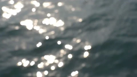 Sunlight reflected on the surface of the water Stock Footage 145514268