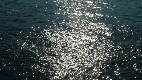 Sunlight is reflected, twinkle on the sea Stock-Footage 108916017