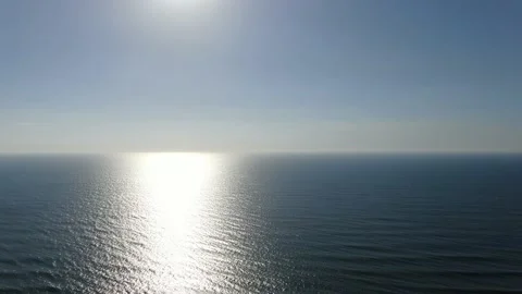 Sunlight reflecting off the ocean Stock Footage 201682030