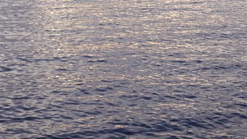 Sunlight reflecting on the surface of the water Video stock 247874716